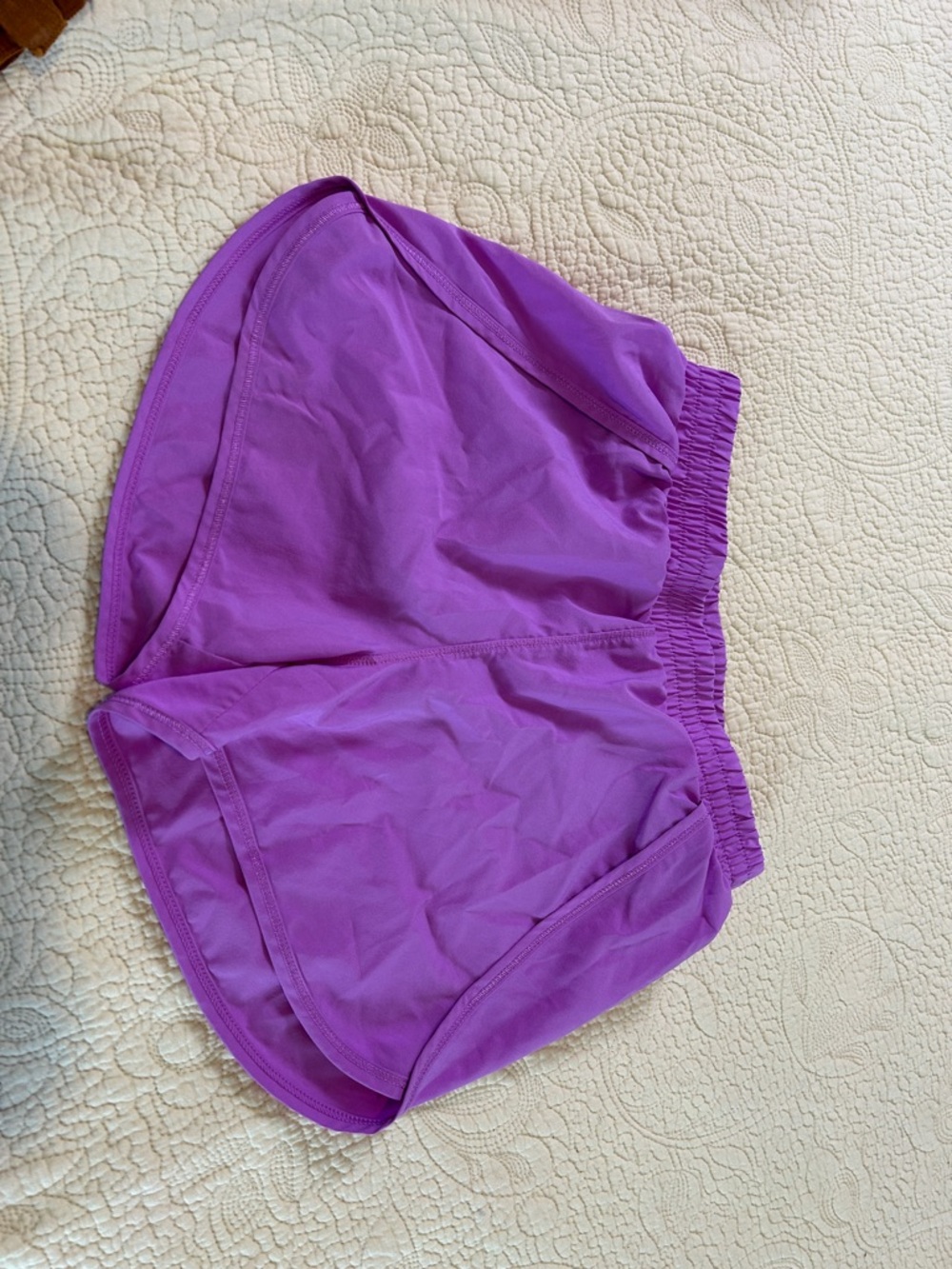 Purple Girls' Athletic Shorts